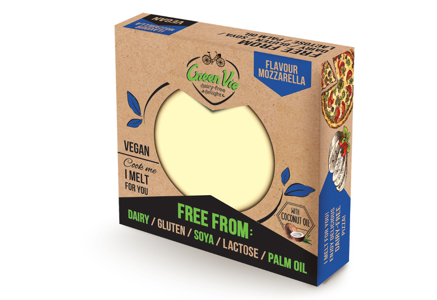 Vegan Dairy-Free Mozzarella cheese package block 250g