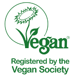 Indicator icon for a vegan product been registered in the Vegan society
