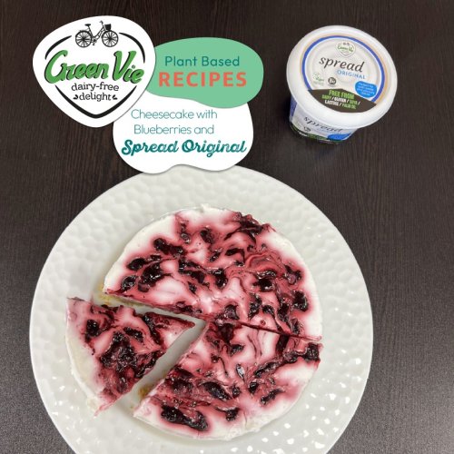 Cheesecake with Spread Original and Blueberries